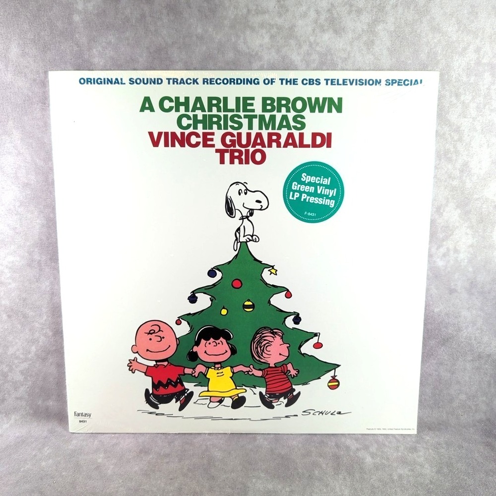 A Charlie Brown Christmas Vince Guaraldi Trio Special Green Vinyl LP Sealed